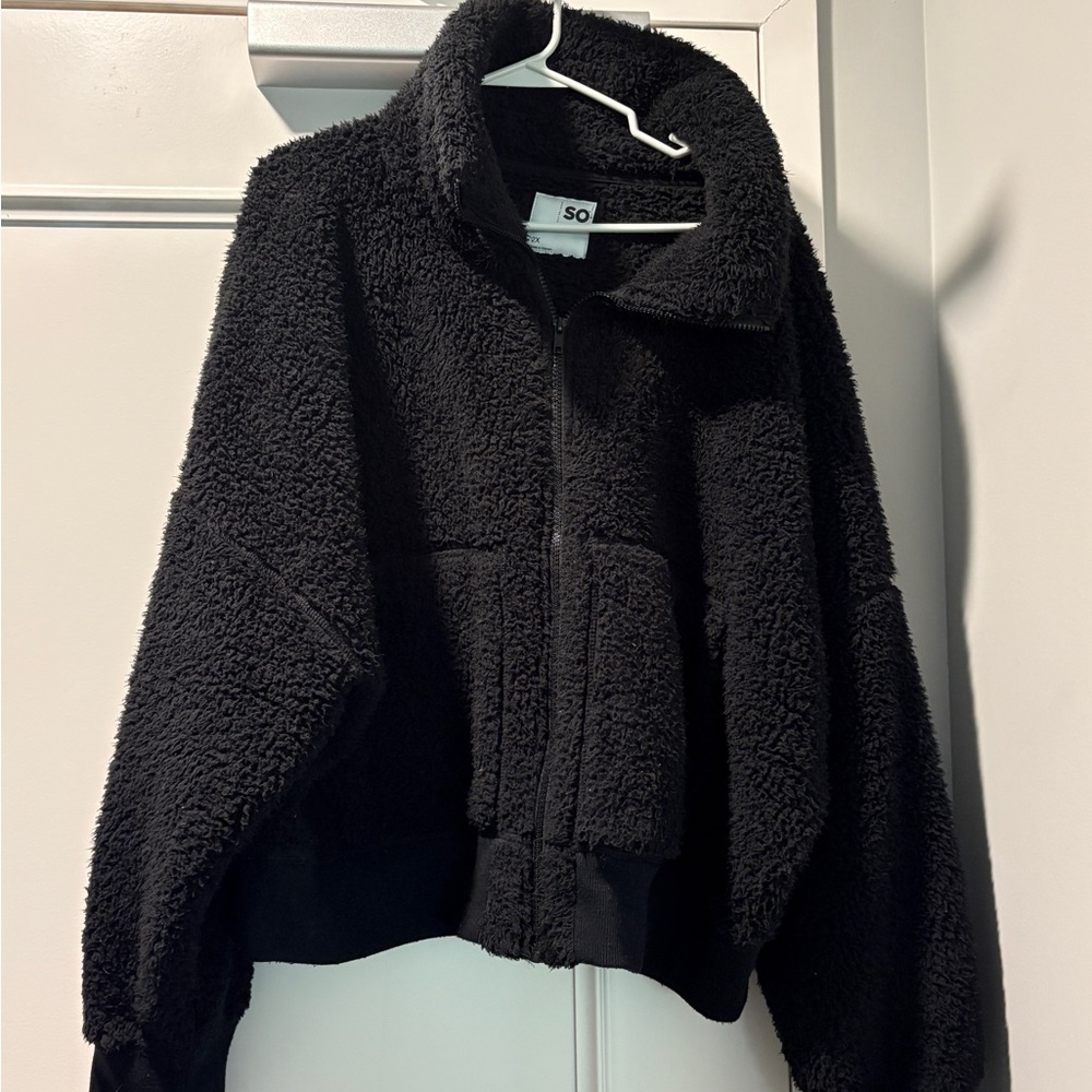 SO Black Fleece Jacket